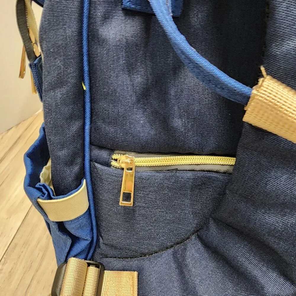 Baby Diaper Bag Maternity Backpack Travel Bag - Dark Blue